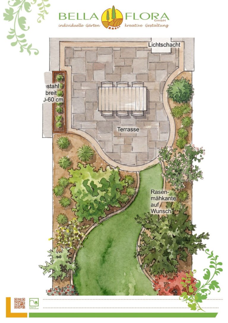 Terrassenplanung Detail