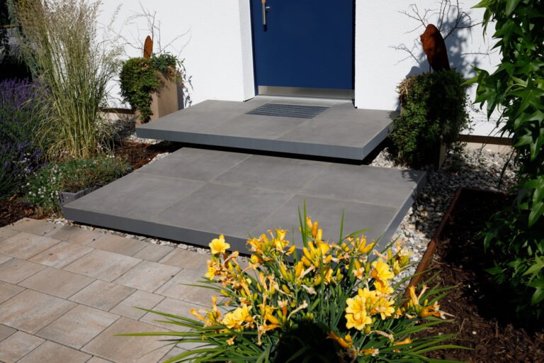 Moderner Hauseingang