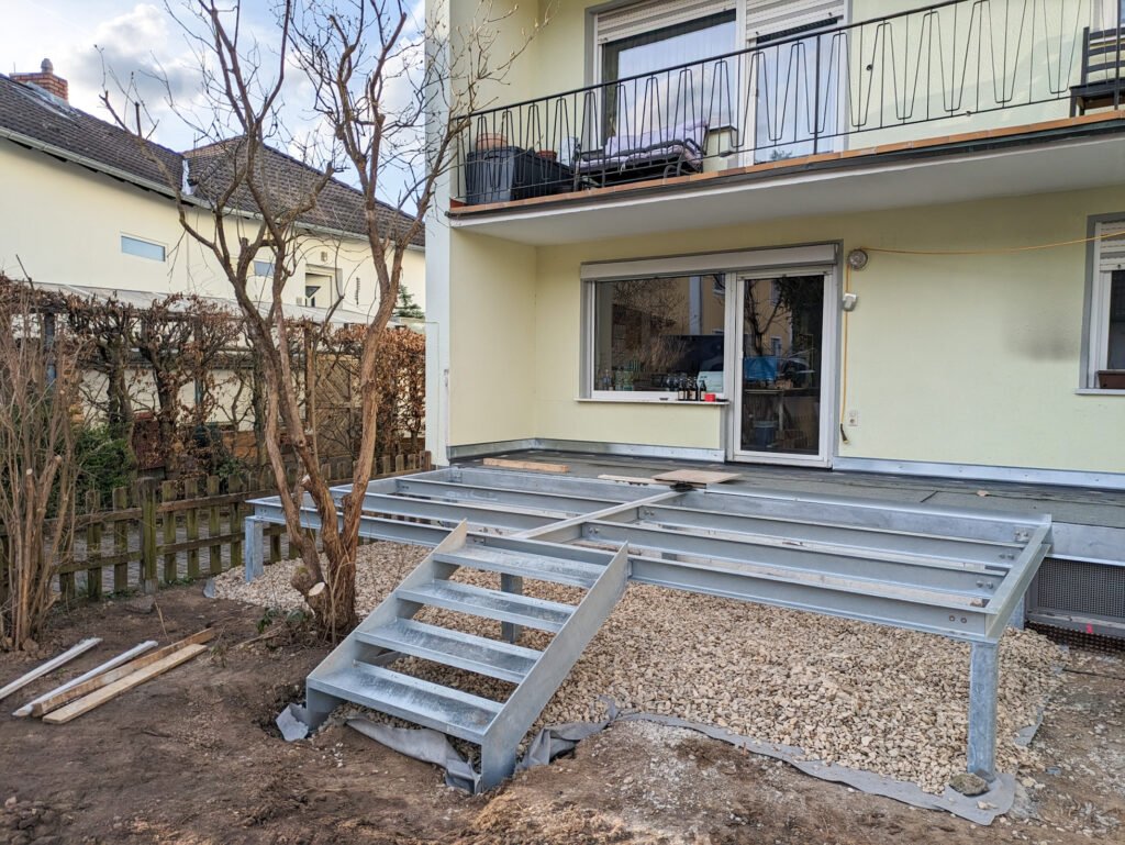 Terrassen-Unterkonstruktion Stahl