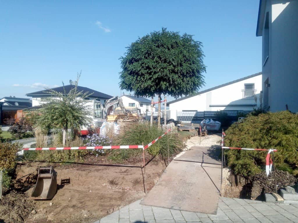 Vorgarten im Umbau